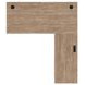 Willow Lane Natural Oak 118" Executive L Desk with USB Charging