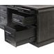 Willow Lane Ebony Black 68" Credenza with USB Charging