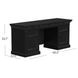 Willow Lane Ebony Black 68" Credenza with USB Charging