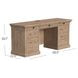 Willow Lane Natural Oak 68" Credenza with USB Charging
