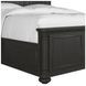 Atrium Black King Panel Bed