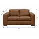 Inglewood Vintage Brown Derby Leather 64" Loveseat