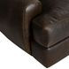 Cameron Black Leather 97" Sofa with Pillow