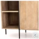Elena Natural Mango Sideboard With Hutch