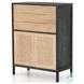 Sydney Black Wash Mango Tall 3 Drawer Dresser