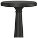Atrium Black Round Spot Accent Table