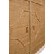 Isabel White and Brown 2 Door Accent Cabinet