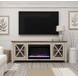 Ithaca Sandstone and Bourbon 66" TV Stand with Fireplace