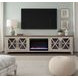 Ithaca Sandstone and Bourbon 96" TV Stand with Fireplace