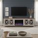 Ithaca Sandstone and Bourbon 96" TV Stand with Fireplace
