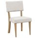 Colvin Brown and White Side Chair