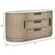 Braelyn Dorian Gray and White 2 Door Stone Top Buffet
