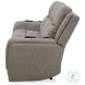 Perriton Frappe Zero Gravity Power Reclining Living Room Set With Heat And Massage