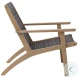 Radius Gray Performance Fabric Outdoor Patio Arm Chair Set Of 2