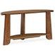 Tanner Tawny Brown Demilune Sofa Table