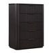 Henry Espresso 5 Drawer Chest