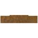 Mosaic Rich Golden Brown 4 Door Nikos Entertainment Credenza