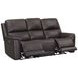 Easton Steamboat Brown Leather Zero Gravity Power Reclining Living Room Set with USB Charging