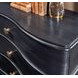 Mosaic Dark Midnight Blue 3 Drawer Merlot Accent Chest