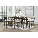 Rex Walnut 60" Rectangular Counter Height Dining Table