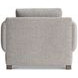 Tori Gray Upholstered Lounge Chair with Pillow