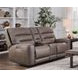 Lawson Sydney Brunette 76" Zero Gravity Power Reclining Loveseat with Console and USB Charging