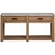 Plum Creek Sierra Brown Rectangular Sofa Table