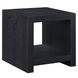 Aubrey Black Square End Table