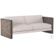 Madura Smoked Truffle Performance Fabric Outdoor Sofa