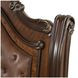 Bella Notte Brown King Upholstered Sleigh Bed with USB Charging