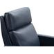 James Barone Navy Blue Leather Zero Gravity Power Recliner with Power Lumbar and USB Charging