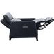 James Barone Navy Blue Leather Zero Gravity Power Recliner with Power Lumbar and USB Charging