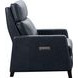James Barone Navy Blue Leather Zero Gravity Power Recliner with Power Lumbar and USB Charging