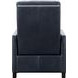 James Barone Navy Blue Leather Zero Gravity Power Recliner with Power Lumbar and USB Charging