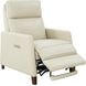 James Barone Parchment Leather Zero Gravity Power Recliner with Power Lumbar and USB Charging