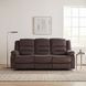 Jarita Chocolate 78" Double Reclining Sofa