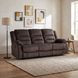Jarita Chocolate 78" Double Reclining Sofa