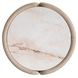 Trellis Brown and Beige Oval Outdoor Occasional Table Set