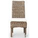 Banana Leaf Cream Chair With Grey Wash Cushion