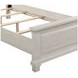 Silver Sands Gray Full Upholstered Panel Bed