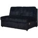Bliss Midnight 52" Loveseat with Pull Out Bed and USB Charging