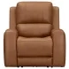 Belmont Lyric Caramel Leather Zero Gravity Power Recliner with USB Charging