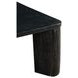 Segment Jetty Black Square Marble Top Coffee Table