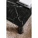Segment Jetty Black Square Marble Top Coffee Table