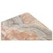 Segment Orange Square Marble Top Coffee Table