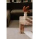 Segment Orange Square Marble Top Coffee Table