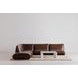 Segment Ashen Gray Square Marble Top Coffee Table