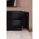 Povera Black 4 Door Sideboard