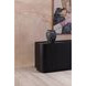 Povera Black 4 Door Sideboard