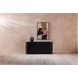 Povera Black 4 Door Sideboard